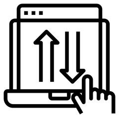 Transaction line icon