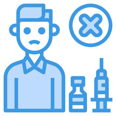 Vaccine line icon