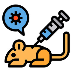 Animal Testing line icon