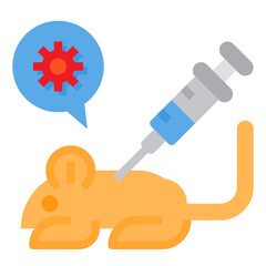 Animal Testing flat icon