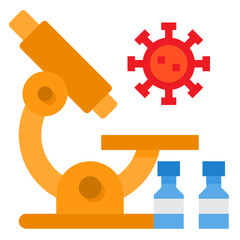 Laboratory flat icon