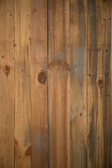 Naklejka premium Wooden old and weathered rustic planks for background