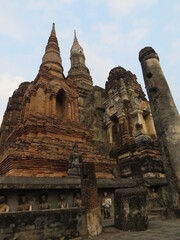 Temple Sukhothai Thaïlande Ruines 