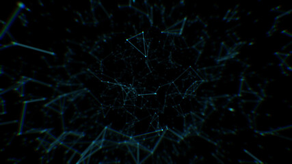 background with particles