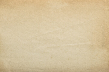 Used paper texture background. Stained crumpled sheet