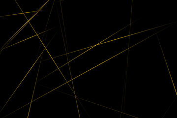 Abstract black with gold lines, triangles background modern design. Vector illustration EPS 10.