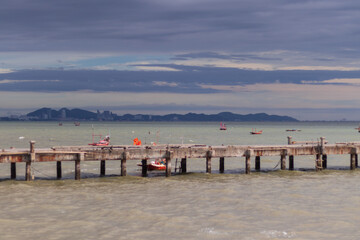Obraz premium Harbor and sea