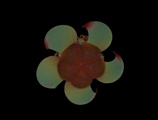 Imaginatory fractal background generated Image