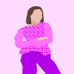 person with a background