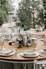 wedding table decorations