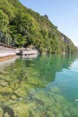 Fototapeta premium Port de Bourdeau, Lac du Bourget