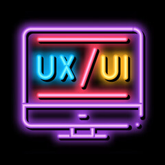 ux ui design. transparent symbol illustration