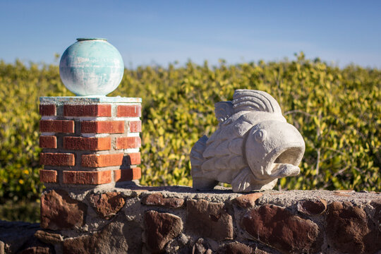 escultura de pez