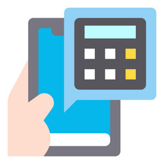 calculator flat icon