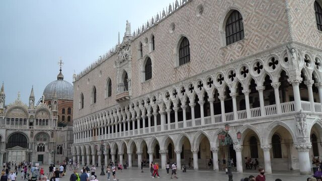 Venice, Italy - walking in San Marco square, among monuments and historic buildings