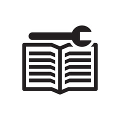 technical support icon - Maintenance Guide book icon