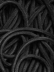 Black rope texture background