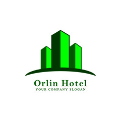 Real estate and hotel company logos. with ful color. suitable for residential companies, inns, hotels, etc.