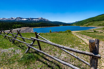 Bear Lake in the Flattops Wilderness in Colorado