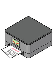 家庭用のパソコン用プリンター複合機（排紙エラー）