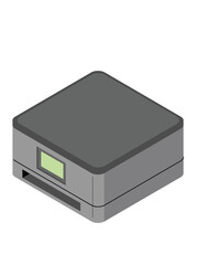 家庭用のパソコン用プリンター複合機（黒）