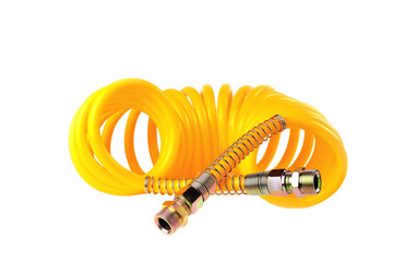 pneumatic hose of a truck for supplying compressed air from a tractor to a trailer, car...
