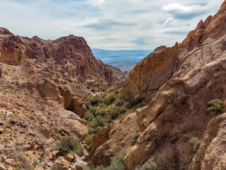 Fototapeta na wymiar Beautiful landscape around the El Dorado Trail