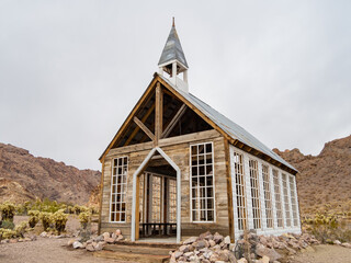 Abandoned church of the Nelson Ghost Town