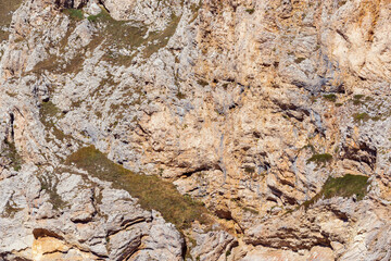 Colorful cliff background texture.