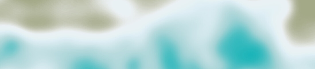 abstract blurred turquoise, blue, white and khaki colors background for design