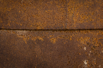 Grunge rusted metal texture, rust, and oxidized metal background. Old metal iron panel