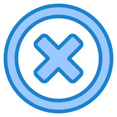 Obraz premium message blue style icon