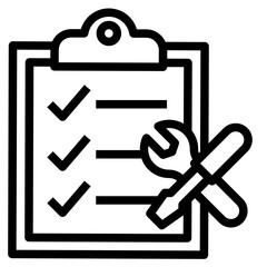 check list line icon