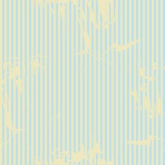 Pastel Botanical Floral Seamless Pattern with striped Background
