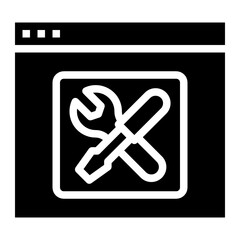 website glyph icon