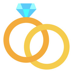 Marriage flat icon