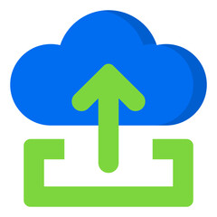 cloud flat style icon