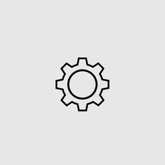 Vector illustration of setting icon