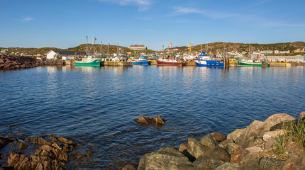 Fishing boats at Twillingate, Newfoundland