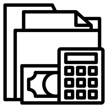 recommend clip art: folder line icon