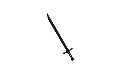 Sharp sword vector icon