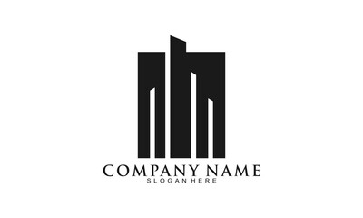 Simple office building logo