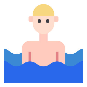 man flat icon