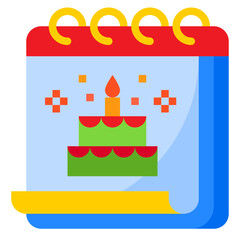 calendar flat style icon