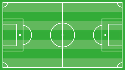 Football field graphic design, perfect for education or examples