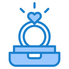 ring blue style icon