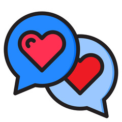love color line style icon