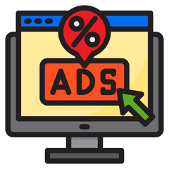 discount color line style icon