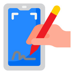 mobilephone flat style icon