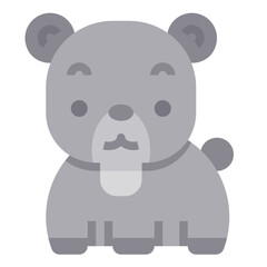 Bear flat icon